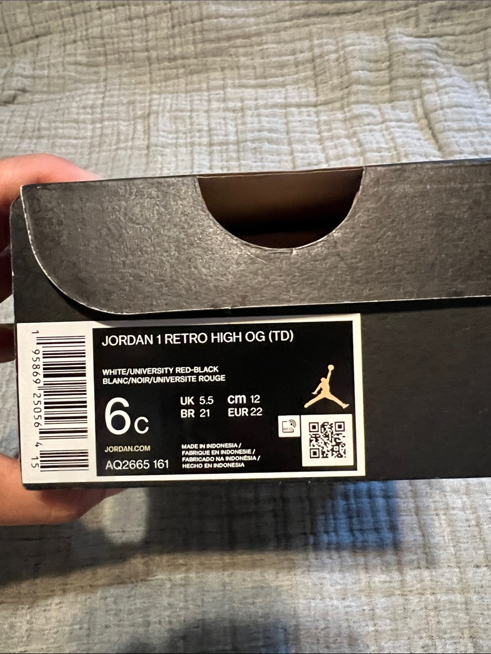JORDAN 1 Retro High OG size 6c